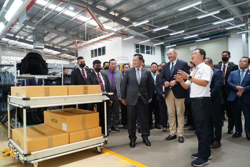PM Hun Manet Reinforces Pro-Business, Pro-Environment Agenda at Ford Plant Opening 1