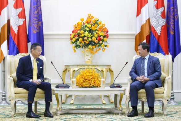 Cambodia's Prime Minister Hun Manet Welcomes Thai Foreign Minister ...