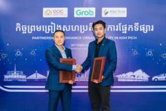 OCIC And Grab Collaborate To Improve Urban Transport In Koh Pich