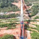 Cambodia's Tallest Bridge Nears Completion with Final T-Beam Installation