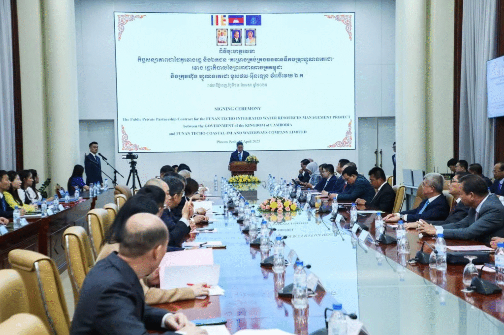 5 Strategic Agreements Signed to Advance the Funan Techo Canal Project