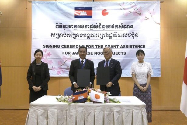 Japan’s Continued Support for Cambodia: USD 1.18 Million Grant to Boost Education and Youth Empowerment