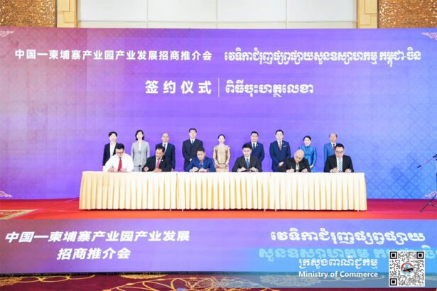 Cambodia Pushes for More Investor Forums with China as Nine New Business Deals Are Signed