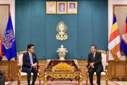 MinebeaMitsumi to Launch Major Factory in Pursat; CEO Meets Senate President Hun Sen