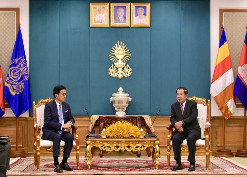 MinebeaMitsumi to Launch Major Factory in Pursat; CEO Meets Senate President Hun Sen