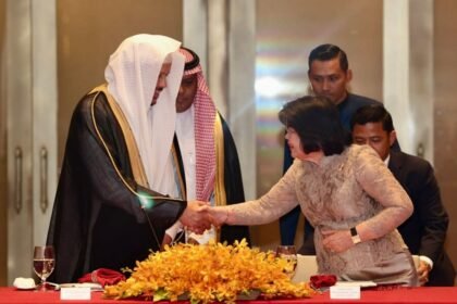 National Assembly President Hosts Official Reception for Saudi Shura Council Speaker