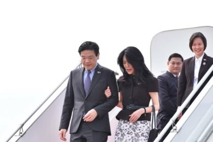 PM Lawrence Wong Arrives in Phnom Penh for One-Day Official Visit