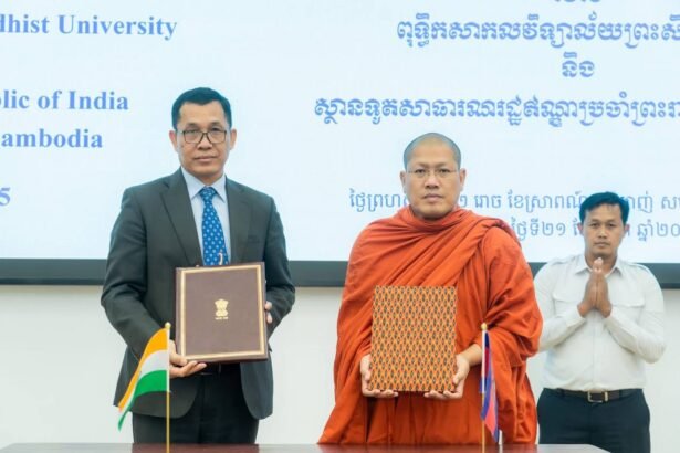India and Cambodia Sign Fifth MoU on Sanskrit and Buddhist Studies