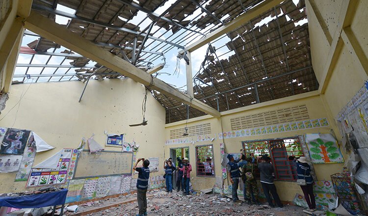 Education Ministry Allocates $500,000 to Repair Schools Damaged by Thai Shelling