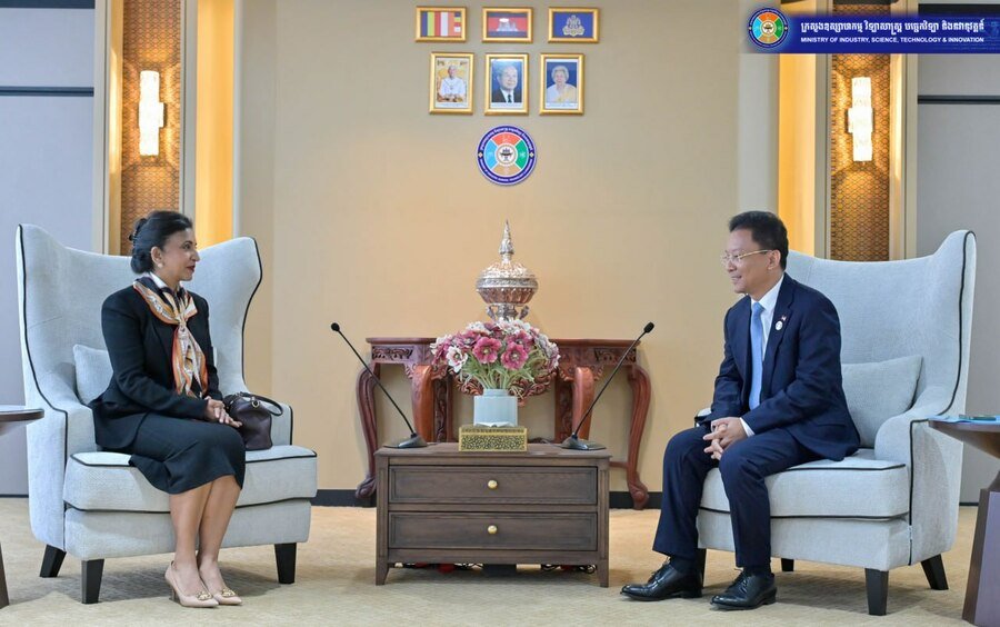 ADB’s New Cambodia Director Meets Minister Hem Vanndy, Vows Stronger Support for Private Sector