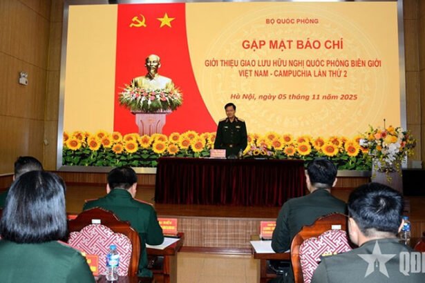 Vietnam and Cambodia to Hold 2nd Border Defence Friendship Exchange in November