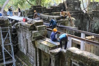 APSARA National Authority Restores Vital Heritage Pathway at Beng Mealea