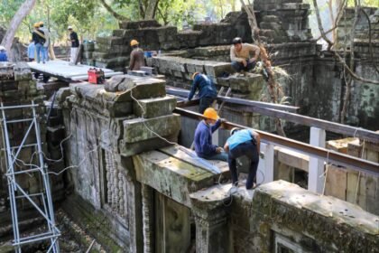 APSARA National Authority Restores Vital Heritage Pathway at Beng Mealea