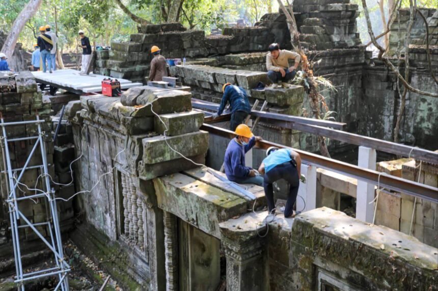 APSARA National Authority Restores Vital Heritage Pathway at Beng Mealea