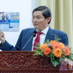 Cambodian Labour Minister Heng Sour speaking at a press briefing on the 19-point labour agenda for 2026.