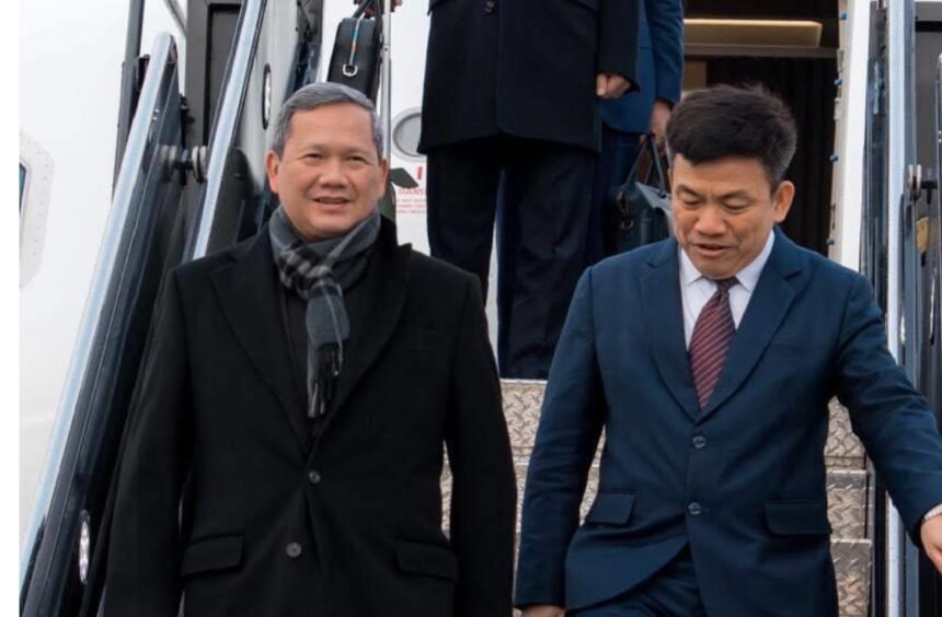 Hun Manet Washington arrival