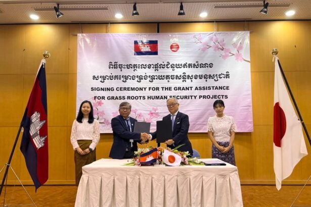 Japan Grants Over $300K for Cambodia Development Projects