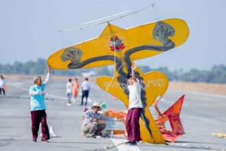 Siem Reap kite flying festival