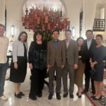 Lyn Hughes of Wanderlust Travel Media at a tourism site in Cambodia