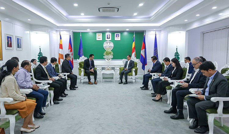 Cambodia environment minister speaking about clean investment and protecting public health