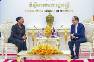Cambodia US diplomatic meeting on trade and security cooperation roadmap