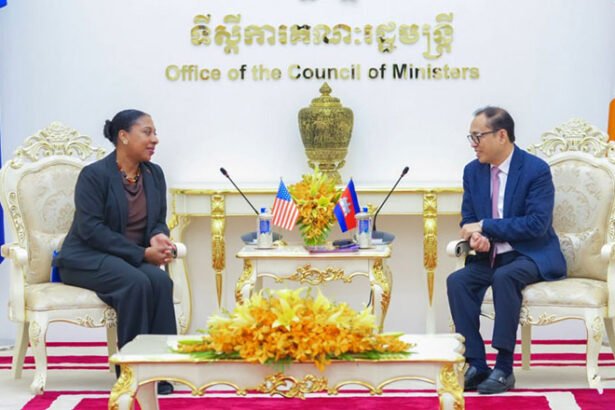 Cambodia US diplomatic meeting on trade and security cooperation roadmap