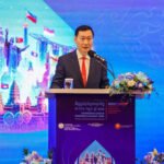 Cambodian officials presenting plans for the country’s first oil refinery to improve domestic fuel supply and energy infrastructure.