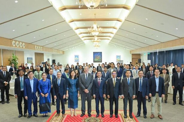 Cambodia innovation ecosystem research funding meeting with government and academic stakeholders