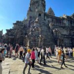 Cambodia safe tourism destination with visitors exploring heritage sites and cultural attractions