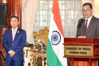 Cambodian diplomats preparing to attend specialised diplomatic training programme in India organised under bilateral cooperation initiatives.