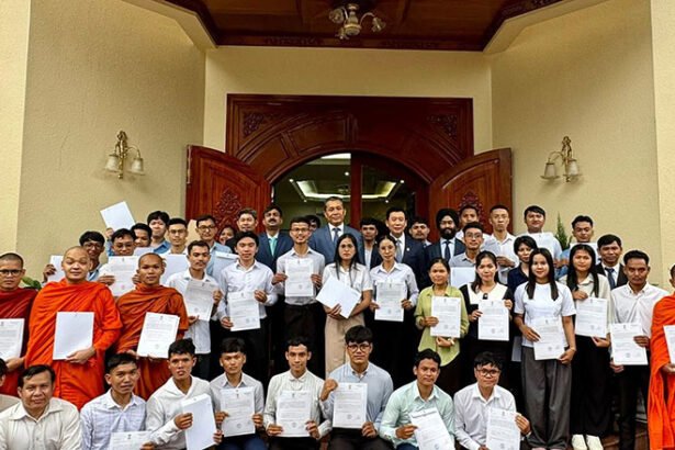 India scholarship program for Cambodian students studying in Indian universities