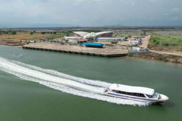 High speed boat service connecting Koh Rong and Kampot International Tourist Port