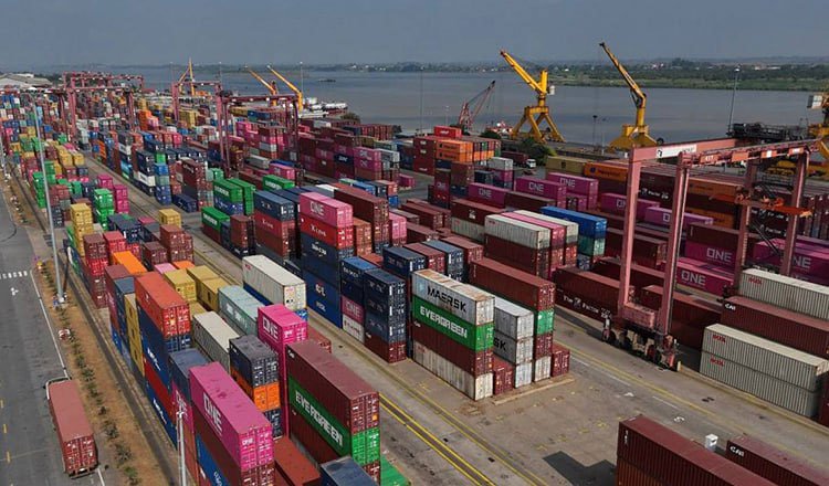 Phnom Penh Autonomous Port cargo operations showing revenue growth in 2026