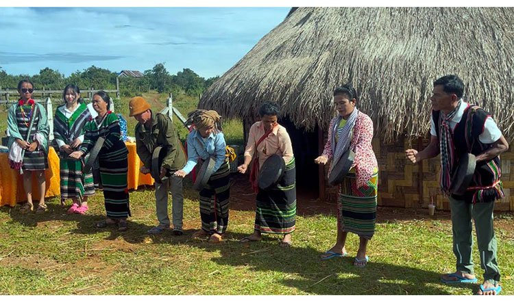 Indigenous traditional dance performance in Cambodia highland provinces preserving cultural heritage