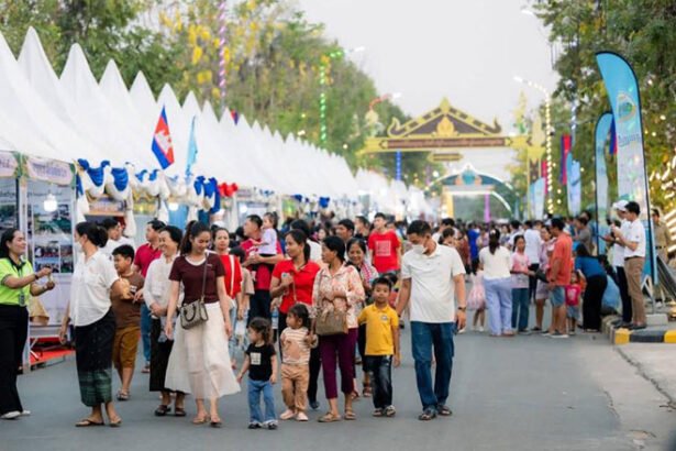 Cambodia River Festival in Kratie promoting Mekong tourism and cultural performances