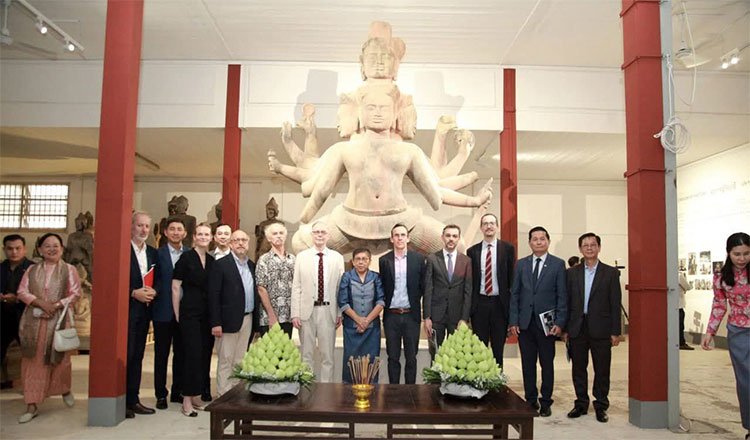 Ancient Shiva Nataraja statue restored in Cambodia after five years of conservation work