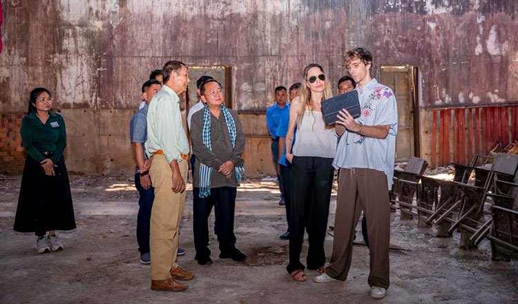Angelina Jolie visiting Battambang Cambodia highlighting cultural tourism and heritage sites