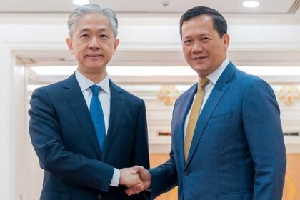 CCCC Cambodia investment meeting showing infrastructure development discussions in Phnom Penh