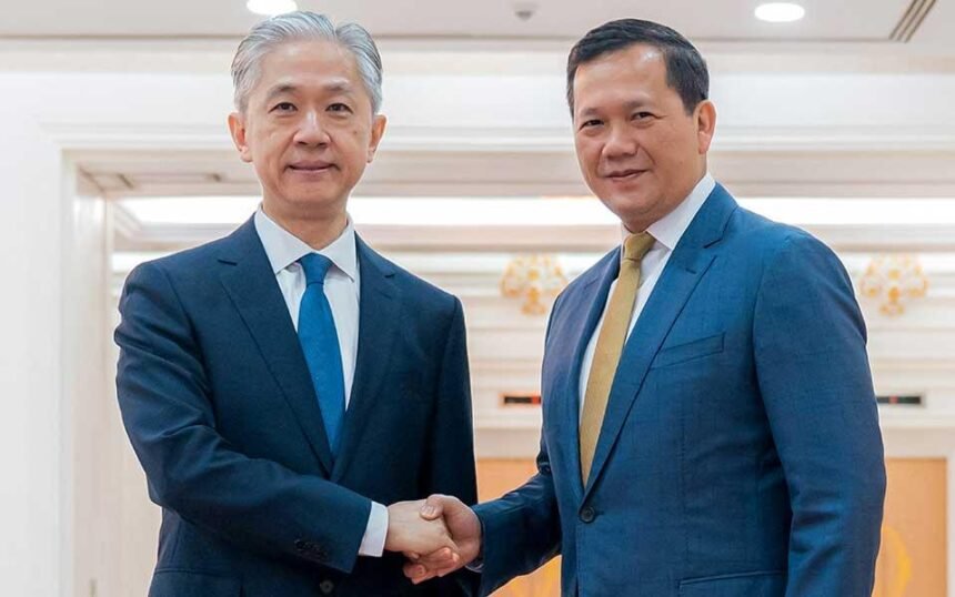 CCCC Cambodia investment meeting showing infrastructure development discussions in Phnom Penh