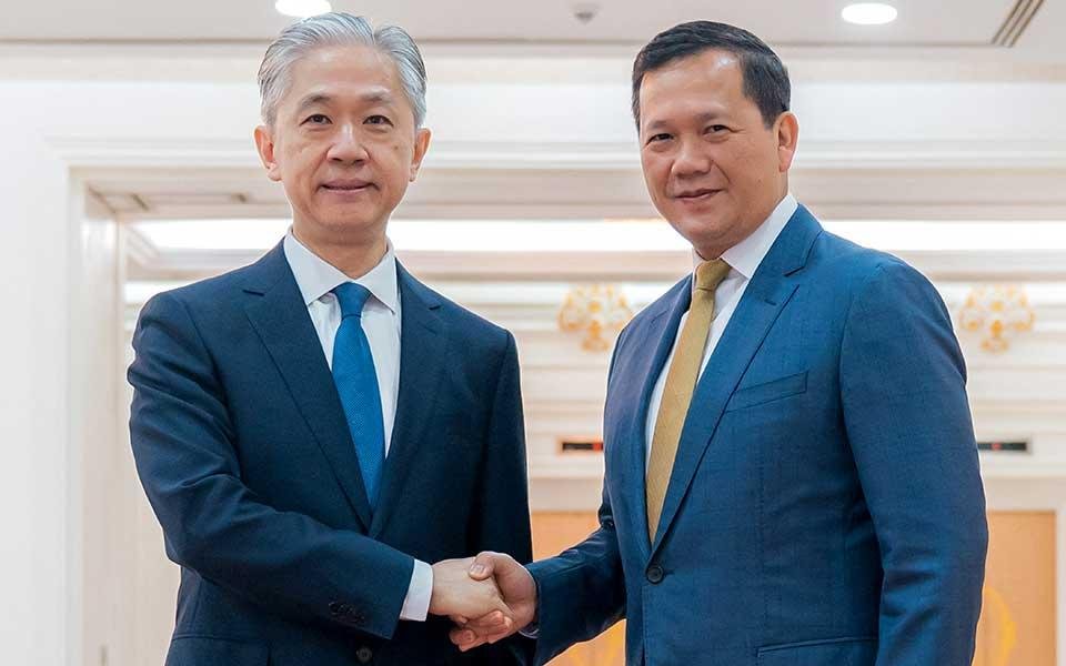 CCCC Cambodia investment meeting showing infrastructure development discussions in Phnom Penh