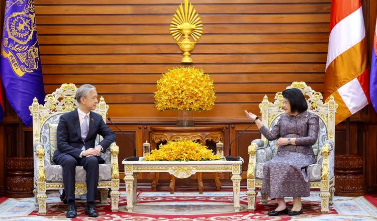 Cambodia and China officials meeting for strategic cooperation discussion