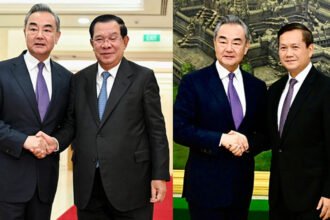 Cambodia and China officials meeting in Phnom Penh for strategic dialogue on trade, infrastructure, and regional cooperation.