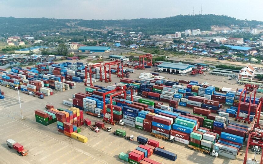 Cambodia economy growth showing factories, exports, and industrial development