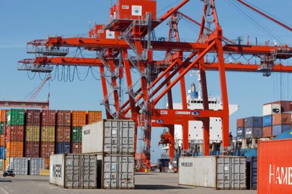 Cargo containers and trade shipments between Cambodia and Malaysia reflecting increased bilateral trade growth in 2026.