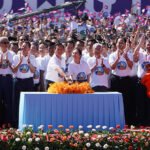 Funan Techo Canal Phase 2 development showing canal construction and infrastructure expansion in Cambodia
