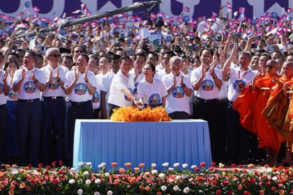 Funan Techo Canal Phase 2 development showing canal construction and infrastructure expansion in Cambodia