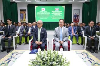 Japan handing over dump trucks to Cambodia officials for improving waste management and environmental sustainability