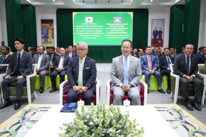 Japan handing over dump trucks to Cambodia officials for improving waste management and environmental sustainability
