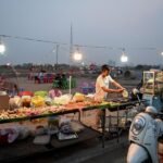 Kampot food street Cambodia night market street food vendors