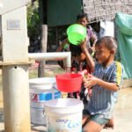 Tanorn village Takeo Cambodia showing rural development under China aided poverty alleviation project